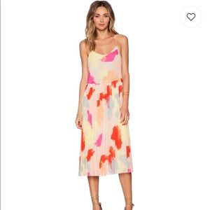 1. STATE Crystal Pleat Midi Dress